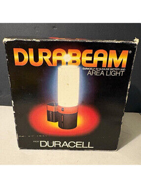 Duracell Durabeam Area Light 6V Cordless Lantern Black/Orange/White Ring